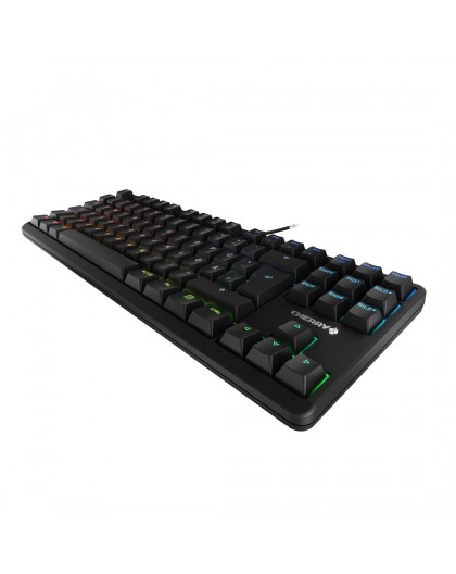 CHERRY G80-3000N RGB TKL keyboard Universal USB QWERTZ German Black