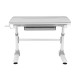 Ergo Office children ergonomic height adjustable desk, grey, max 100kg, ER-417 2cz