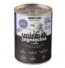 UNISZKI Unismak Lamb with Pumpkin - Wet Dog Food - 410 g