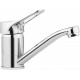 Basin mixer with swivel spout