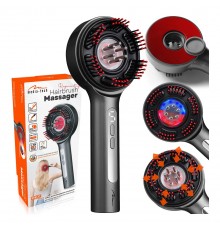 Regenerating hairbrush massager for hair and scalp MT6537
