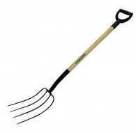 FISKARS FORKS WOODEN SHAFT 4 TINES 250