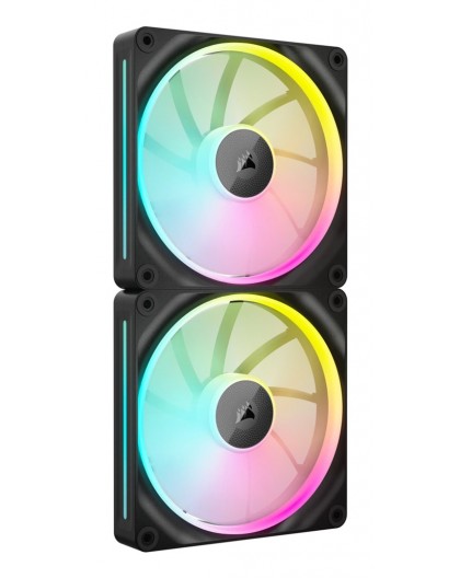 Corsair CO-9051028-WW computer cooling system Computer case Fan 14 cm Black 2 pc(s)