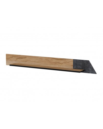 Cama OVO shelf 130x20xH15 oak/concrete
