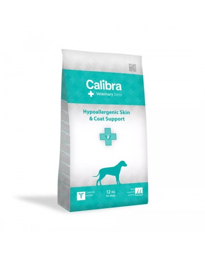 CALIBRA Veterinary Diets Dog Hypoallergenic Skin&Coat - dry dog food - 12kg