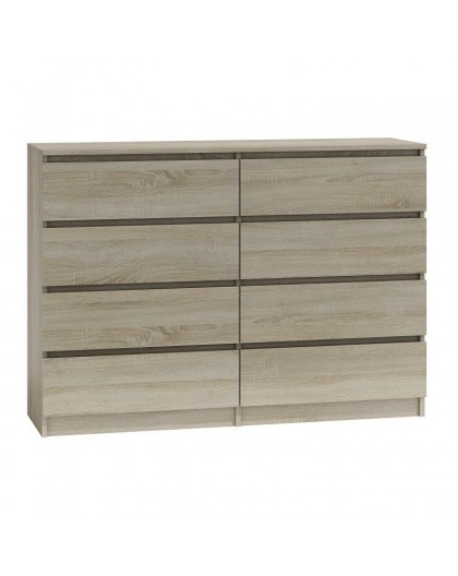 Topeshop M8 140 SONOMA chest of drawers
