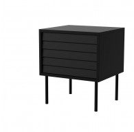 Cama Bedside cabinet, 2 pcs. CORTINA 45x40x51 black