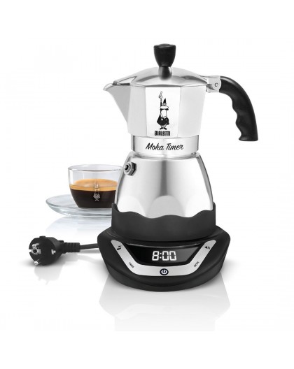Электрическая кофеварка Bialetti Moka Timer с полным автоматическим управлением