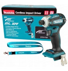 Makita DTD172Z power wrench 1/4" 3800 RPM 180 N⋅m Black, Blue 18 V
