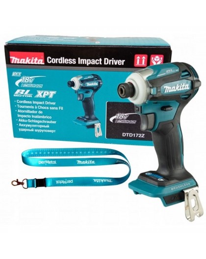 Makita DTD172Z power wrench 1/4" 3800 RPM 180 N⋅m Black, Blue 18 V