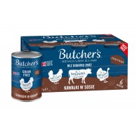 BUTCHER'S Original Mega pack mix with vegetables in gravy- wet dog food - 6 x 400g