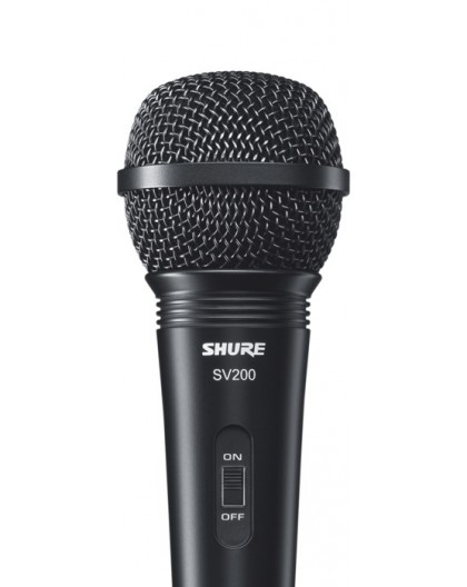 Shure SV200 microphone Black Karaoke microphone