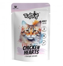 TUF TUF with chicken hearts - wet cat food - 100g