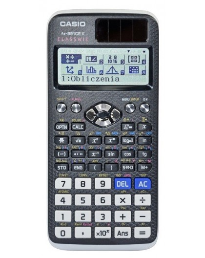 CASIO CALCULATOR SCIENTIFIC FX 991CEX CLASSWIZ BLACK, 12-DIGIT DISPLAY