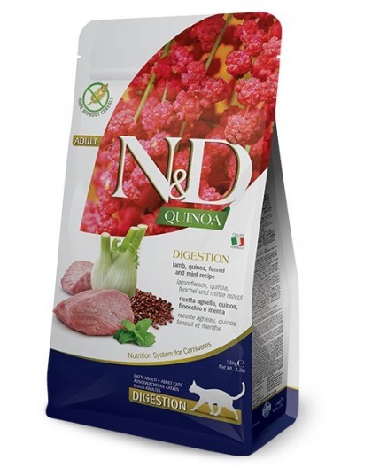 FARMINA N&D Quinoa Digestion Lamb and Fennel - dry cat food - 1,5 kg