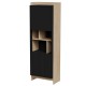Cama PORTO 59x38x180 display cabinet oak/black
