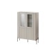 Cama VERA display cabinet 110x40x160 matt cashmere