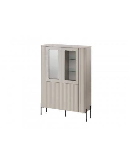 Cama VERA display cabinet 110x40x160 matt cashmere