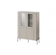 Cama VERA display cabinet 110x40x160 matt cashmere
