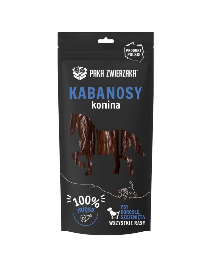 PAKA ZWIERZAKA Sausages Horse - dog treat - 80g