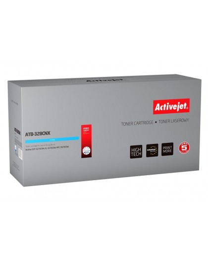 Activejet ATB-328CNX toner (replacement for Brother TN-328C Supreme 6000 pages cyan)