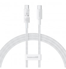 Baseus Gem USB C to USB C fast charging cable 1 m 100 W White