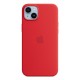 Apple iPhone 14 Plus Silicone Case with MagSafe - (PRODUCT)RED