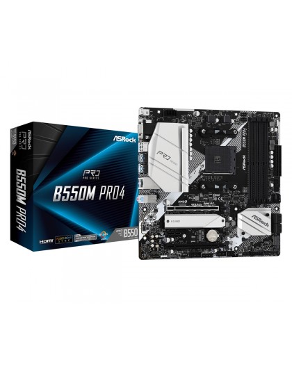 Asrock B550M Pro4 Socket AM4 micro ATX AMD B550