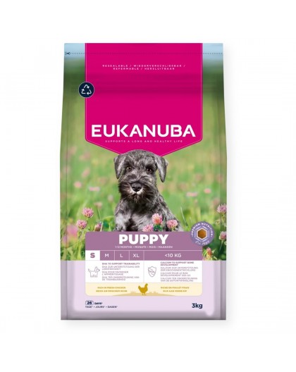 EUKANUBA Puppy Small Rich in chicken - dry dog food - 3kg