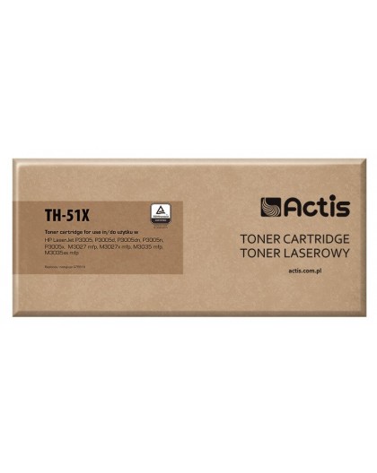 Actis TH-51X Toner (replacement for HP 51X Q7551X Standard 13.000 pages black)