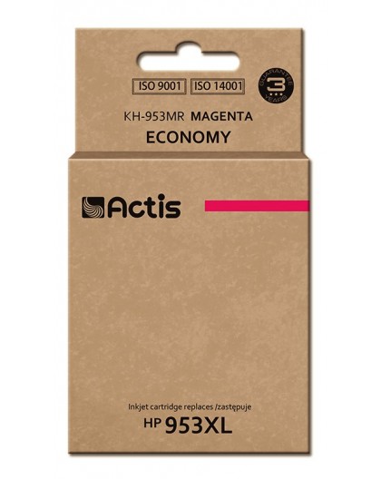 Actis KH-953MR ink (replacement for HP 953XL F6U17AE Standard 25 ml magenta) - New Chip
