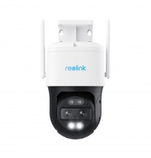 Reolink TrackMix Series W760 - 4K Outdoor Camera, Dual View, Auto-Zoom Tracking, 2.4/5Ghz Wi-Fi, Color Night Vision