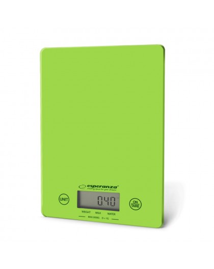 Esperanza EKS002G kitchen scale Electronic kitchen scale Green,Yellow Countertop Rectangle
