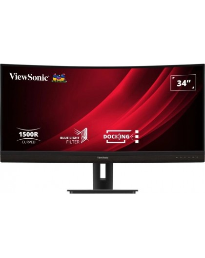 Viewsonic VG3456C computer monitor 86.4 cm (34") 3440 x 1440 pixels UltraWide Quad HD LED Black