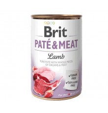 BRIT Paté & Meat with lamb - wet dog food - 400g