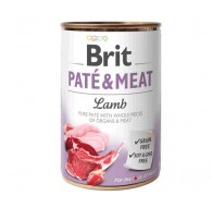 BRIT Paté & Meat with lamb - wet dog food - 400g