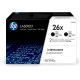 HP 26X 2-pack High Yield Black Original LaserJet Toner Cartridges