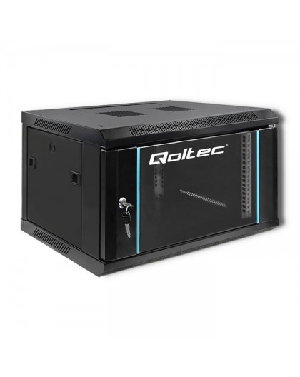 Qoltec 54462 RACK cabinet 19" | 6U | 600 x 370 x 450