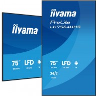 iiyama 75" 4K UHD Most powerful professional digital signage display with advanced control and connectivity options