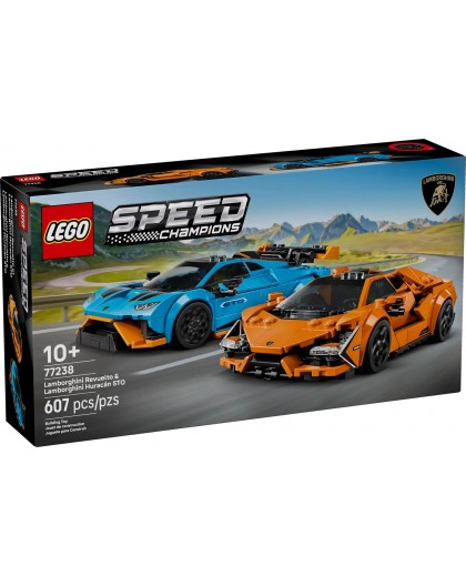 LEGO SPEED CHAMPIONS 77238 Lamborghini Revuelto & Huracán STO