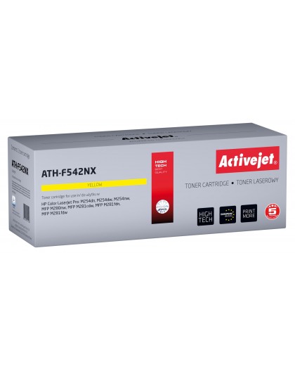 Activejet ATH-F542NX toner (replacement for HP 203X HP203X CF542X CRG 054H CRG054H Supreme 2500 pages yellow)