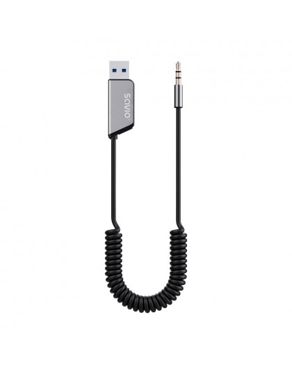 Savio TR-16 Transmitter AUX adapter with hands-free function, Bluetooth 5.3, Google Assistant/Siri