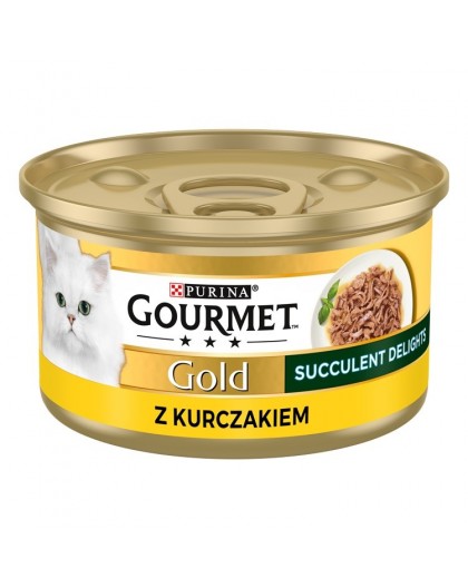 PURINA Gourmet Gold Succulent Delights Chicken - wet cat food - 85g