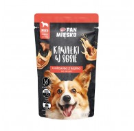PAN MIĘSKO Pieces in sauce Beef with goat - wet dog food - 150g