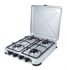PROMIS KG400 Four-burner gas stove silver
