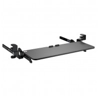 Maclean Under-Desk Keyboard Holder, Adjustable, 5kg max, 67x24cm, MC-462