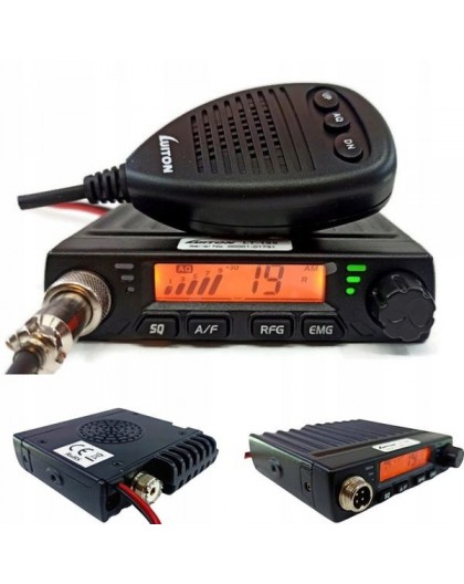 Luiton LT-198 ASQ AM/FM CB Radio Cigarette Lighter Plug Black