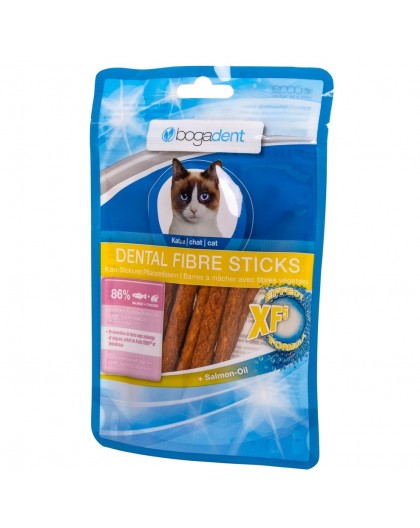 BOGAR Bogadent Dental fibre sticks Salmon - cat treats - 50g