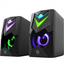 PC Speakers 2.0 DEFENDER J4 2.0 6W LED USB black