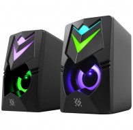 PC Speakers 2.0 DEFENDER J4 2.0 6W LED USB black